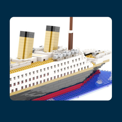 Конструктор корабель Titanic (1878 деталей) Конструктор корабель Titanic (1878 деталей)