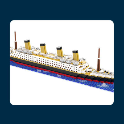 Конструктор корабель Titanic (1878 деталей) Конструктор корабель Titanic (1878 деталей)