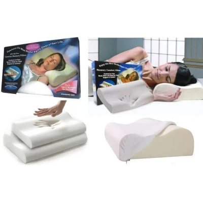Ортопедична подушка з пам'яттю Memory pillow (меморі пілоу)