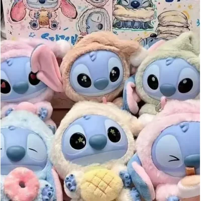 М'яка колекційна іграшка-сюрприз брелок Стіч/Stitch Labubu 15см (колір та вигляд випадковий)