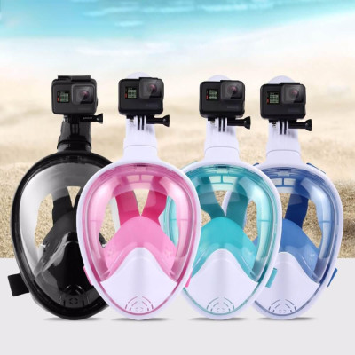 Маска на все обличчя Tribord Easybreath для снорклінгу, підводного плавання, дайвінгу