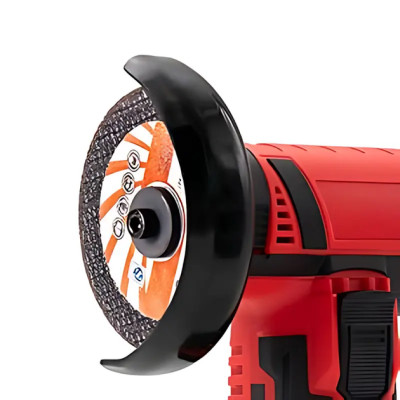 Аккумуляторная мини болгарка в кейсе 2АКБ +5 дисков RED