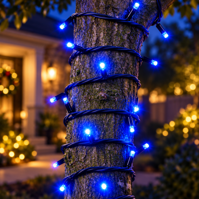 Зовнішня гірлянда-нитка String-Lights 100L 3.3B, 10 м 100 LED Синій Зовнішня гірлянда-нитка String-Lights 100L 3.3B, 10 м 100 LED Синій