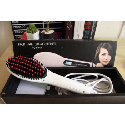 Електричний гребінець-випрямляч Fast Hair Straightener HQT-906 Електричний гребінець-випрямляч Fast Hair Straightener HQT-906