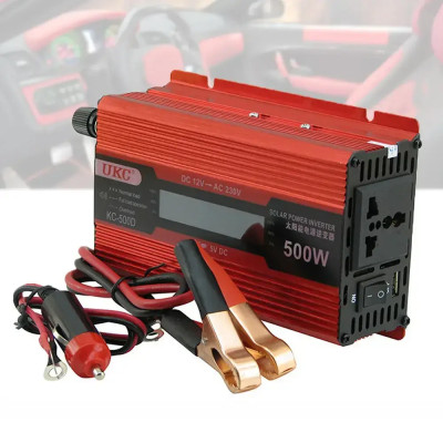 Перетворювач AC/DC KC-500D 500W+lcd, Інвертор у машину Перетворювач AC/DC KC-500D 500W+lcd, Інвертор у машину
