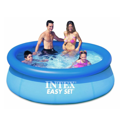 Надувний безкаркасний круглий басейн Intex 28132 (366-76см, 5621 л, фільтр-насос 230V)