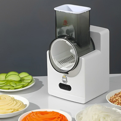 Багатофункціональна овочерізка електрична 4в1 12V/ слайсер - терка, шатківниця 1983