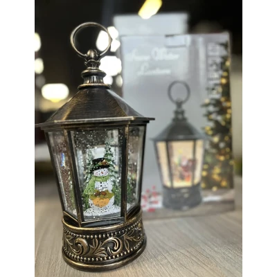 Сніговик Музичний новорічний ліхтар XMAS WDL 24077A