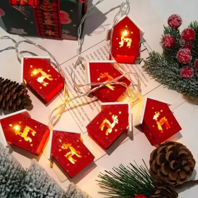 Новорічна гірлянда 3 м, 20 LED, тепле біле світло, USB