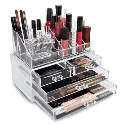 Акриловий органайзер для косметики Cosmetic Storage Box Акриловий органайзер для косметики Cosmetic Storage Box