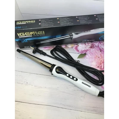 Професійна конусна плойка для локонів Gemei GM-403