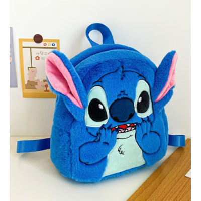 Плюшевий рюкзак Стич Disney Fairy Stitch м'який дитячий рюкзак з вушками та мордочкою