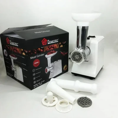 М'ясорубка електрична domotec r3391 2000w, компактна м'ясорубка для дому, м'ясорубка 3 в 1
