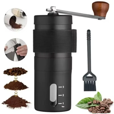 Кавомолка для кавових зерен з керамічними жорнами Coffee GrinderAND LY-957