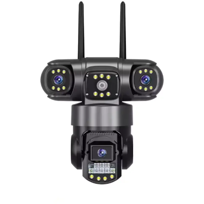 Вулична поворотна 4G IP-камера відеоспостереження EVKVO SC28 V380 Pro | 3 Лінзи | 16MP