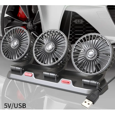 Автомобільний потрійний поворотний 5V USB з табличкою телефону