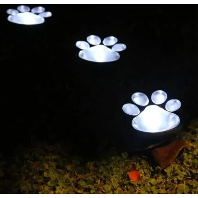 Світильник Solar Paw Print Lights на сонячній батареї 4 шт