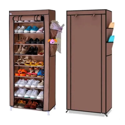 Стелаж для зберігання взуття Shoe Cabinet 160х60х30 Полиця для взуття Тканинний стелаж для взуття