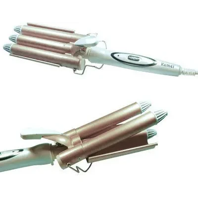 Потрійна плойка Gemei 1988, щипці для завивки, стайлер для волосся