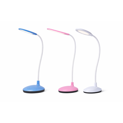 Настільна LED лампа з гнучкою ніжкою (USB/Battery, 3 режими світла)