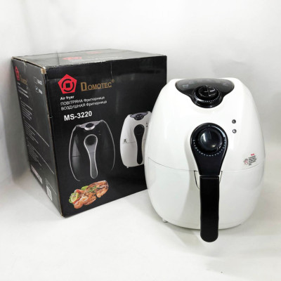 Аеро фритюрниця Air Fryer DOMOTEC MS-3220 білий Аеро фритюрниця Air Fryer DOMOTEC MS-3220 білий