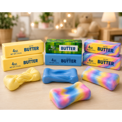 Іграшка-антистрес «Масло» / Сквіш Butter 14 см