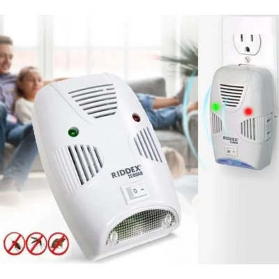 Ультразвуковий відлякувач мишей комах Pest Repelling Aid Riddex, Електромагнітний відлякувач гризунів