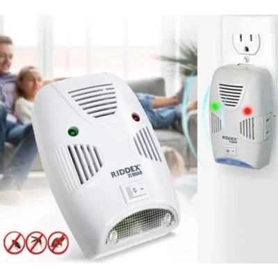 Ультразвуковий відлякувач мишей комах Pest Repelling Aid Riddex, Електромагнітний відлякувач гризунів