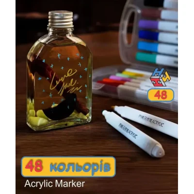 Акварельні маркери 60 кольорів Water Brush