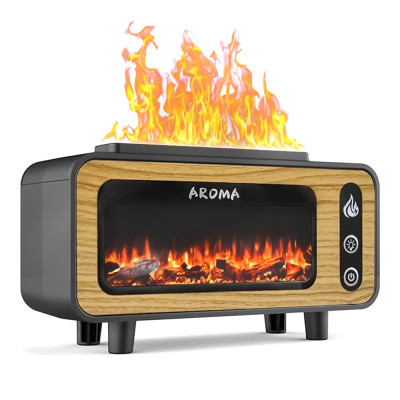 Світлодіодний USB зволожувач-аромадіфузор Vintage ретро Fireplace