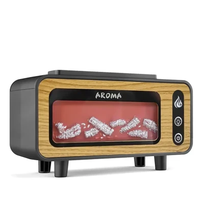 Світлодіодний USB зволожувач-аромадифузор ретро Vintage Fireplace