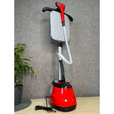 Вертикальний відпарювач для одягу Garment Steamer 2000W / Червона Парова праска для всіх видів тканини