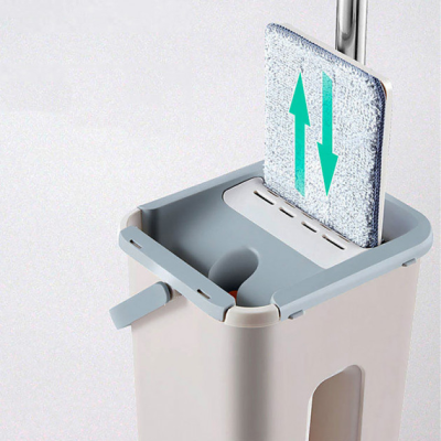 Швабра з відром і самовіджимом 4л Тріумф, Spin Mop Scratch Cleaning 360, швабра ледарка