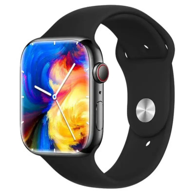 Смарт-годинник Smart Watch GS7 Pro Max, 45 мм, дзвінки, бездротова зарядка чорний