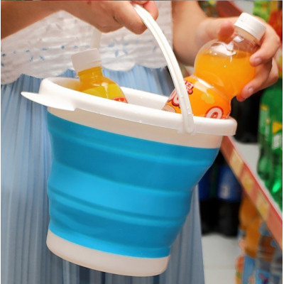 Складане силіконове відро 5л Collapsible Bucket Складане силіконове відро 5л Collapsible Bucket