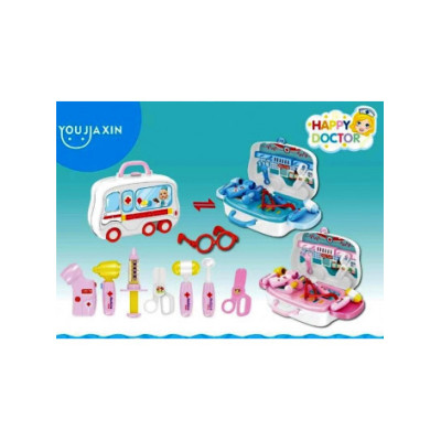 Ігровий набір Доктор HAPPY DOCTOR (Синій) Валіза на колесах