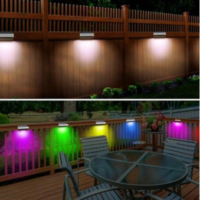 Світильник садовий rgb, вуличний настінний світильник / водонепроникний MULTI