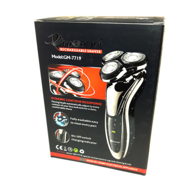 Електробритва Gemei GM-7719 акумуляторна електробритва, бритва Gemei