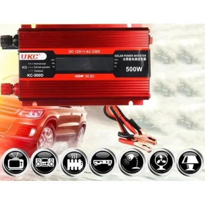 Перетворювач AC/DC KC-500D 500W+lcd, Інвертор у машину