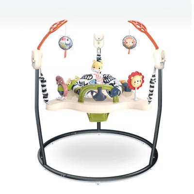 Ігровий центр, що розвиває, дитячий джемпер Fisher-Price Jumperoo Baby Activity Center Бежевий Ігровий центр, що розвиває, дитячий джемпер Fisher-Price Jumperoo Baby Activity Center Бежевий