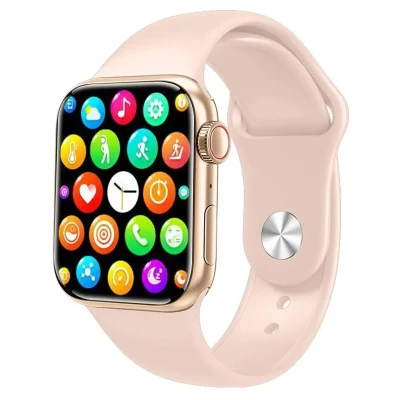 Смарт годинник 8 серії Smart Watch GS8 Мах 45mm українське меню з функцією дзвінка Золотий безрамковий дисплей