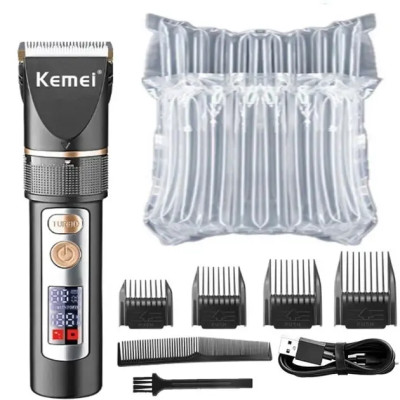 Акумуляторна машинка для стрижки волосся Kemei KM-5073