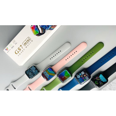 Смарт-годинник Smart Watch GS7 MINI 41 мм, Фітнес годинник з тонометром та пульсоксиметром