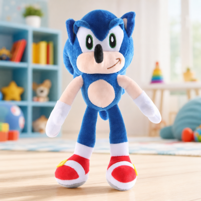 М'яка іграшка із «Sonic the Hedgehog» Їжак Сонік 28см М'яка іграшка із «Sonic the Hedgehog» Їжак Сонік 28см