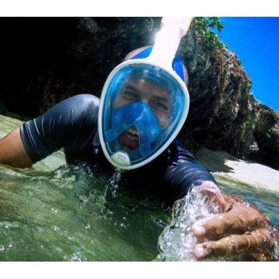 Маска на все обличчя Tribord Easybreath для снорклінгу, підводного плавання, дайвінгу