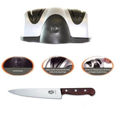 Подвійна електрична точилка Lucky Home Electric Knife Sharpener