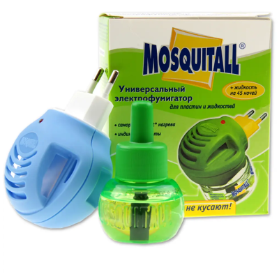 Комплект від комарів, прилад + рідина 45 ночей Mosquitall універсальний захист