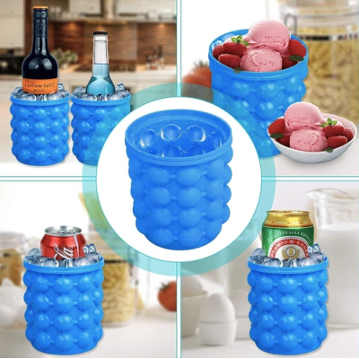 Форма відро для льоду Ice Cube Maker Genie для охолодження напоїв у пляшках