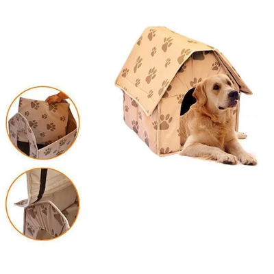 Переносний м'який будиночок будка для собак Portable Dog House