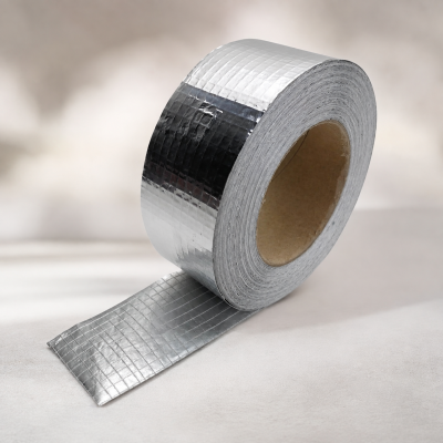 Надміцна липка стрічка з алюмінієвим покриттям / BUTYL SELF-ADHESIVE 10м / Алюмінієва водостійка фольга-скотч Надміцна липка стрічка з алюмінієвим покриттям / BUTYL SELF-ADHESIVE 10м / Алюмінієва водостійка фольга-скотч